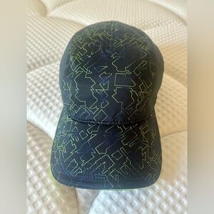 Lacoste Cap with Black and Neon Green Pattern